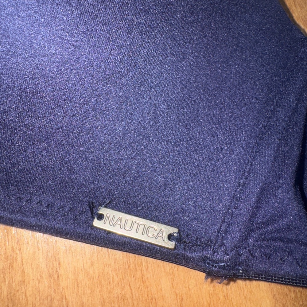 Nautica Intimates Navy Blue Wireless Lightly Lined T-Shirt Bra 38C - Picture 2 of 4